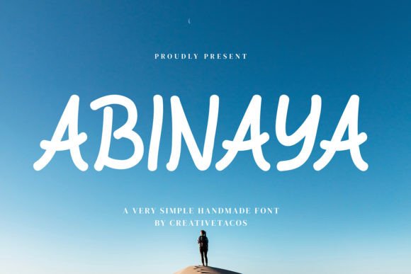 Abinaya Font: A Playful Typeface for Modern Web Design