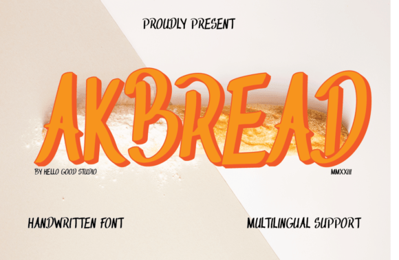 Akbread: The Handwritten Font for Bold Branding
