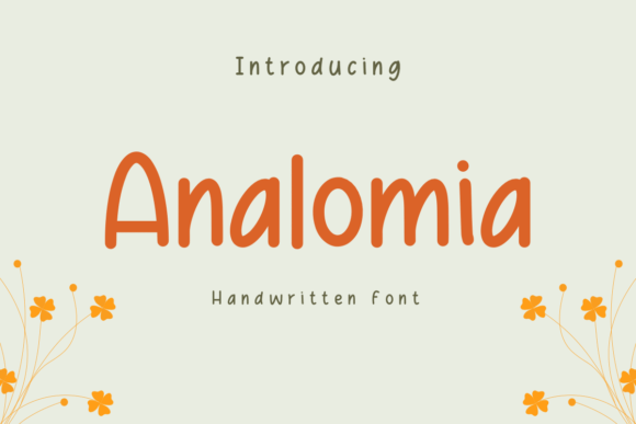 Analomia: A Handwritten Typeface for Warm Editorial Design