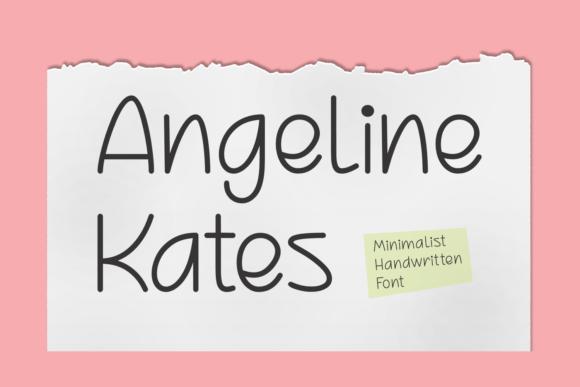 Angeline Kates Font: A Playful Script for Brands