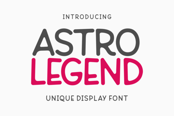 Astro Legend: A Playful Handwritten Font for Web