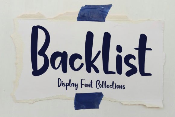 Backlist Font: Elevate Your Brand Identity
