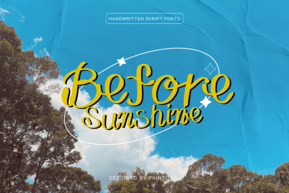 Before Sunshine Font Review for Branding