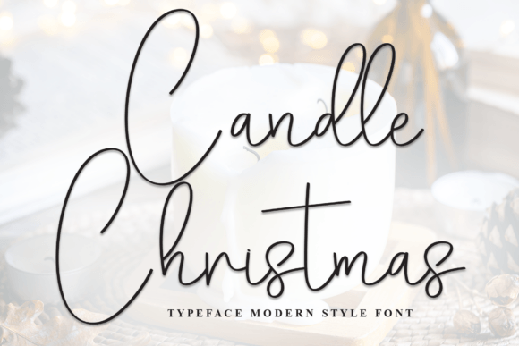 Candle Christmas Font for Warm Branding