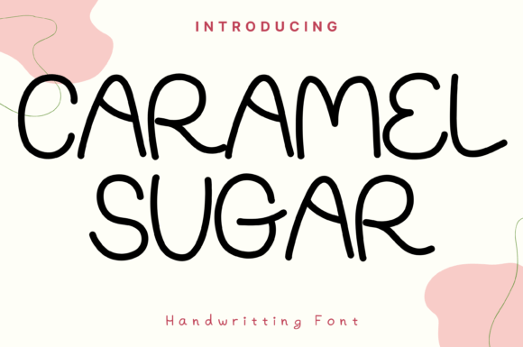 Caramel Sugar Font for Warm Brand Identity