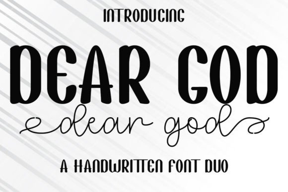 Dear God Font: Elevate Your Brand Identity