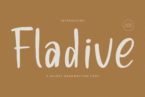Fladive Font: A Romantic Script for Makers