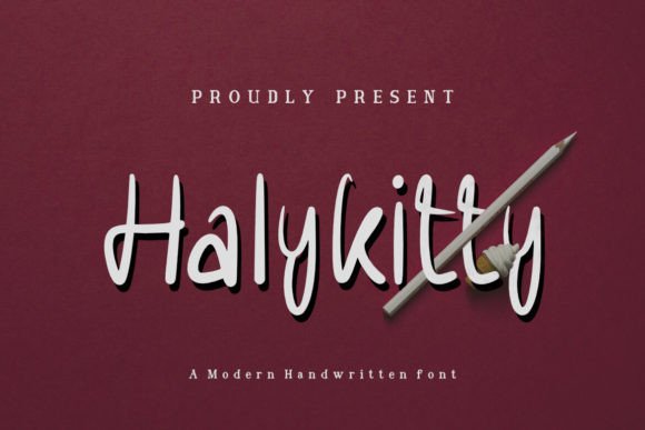 Halykitty: The Script Font for Scroll-Stopping Content