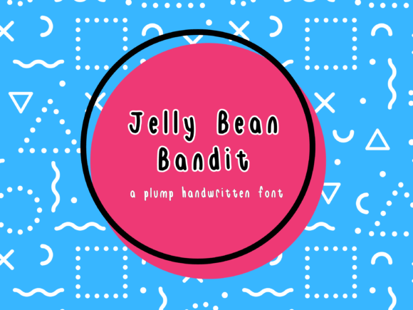 Jelly Bean Bandit Font for Crafters