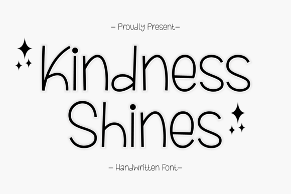 Kindness Shines: A Warm Handwritten Font for Makers