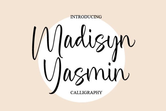 Madisyn Yasmin: A Handwritten Font for Web Design