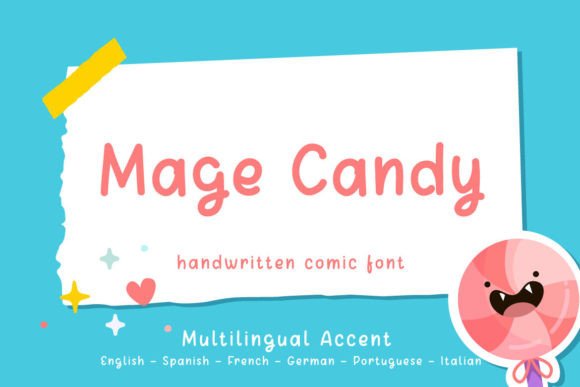 Mage Candy: A Whimsical Handwritten Font for Web Design