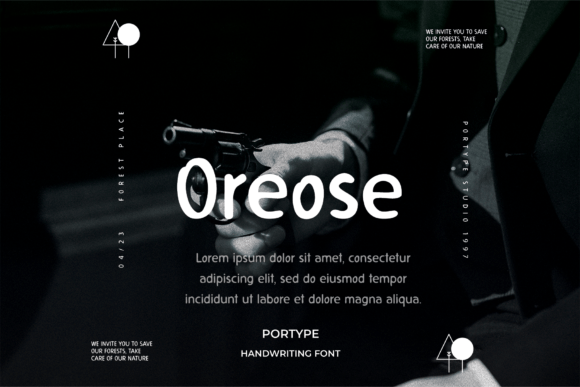 Oreose Font: Elevating Web Design with Midnight Elegance