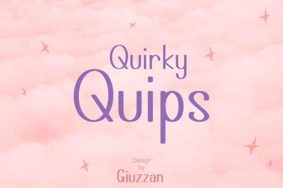 Quirky Quips: A Playful Handwritten Font for Brands