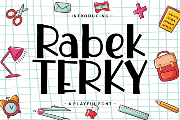 Rabek Terky: A Playful Handwritten Font for Web Design