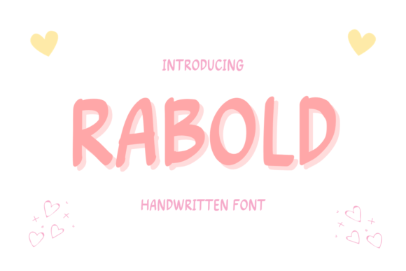 Rabold: A Quirky Handwritten Font for Editorial Design