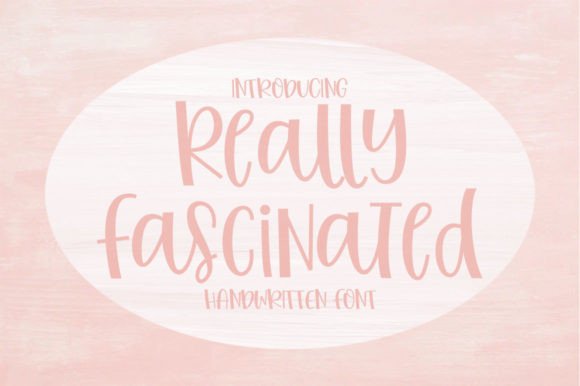 Really Fascinated Typeface for Editorial Design