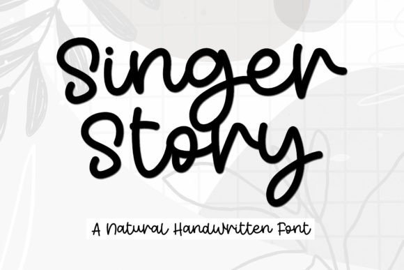 Singer Story: A Handwritten Font for Makers