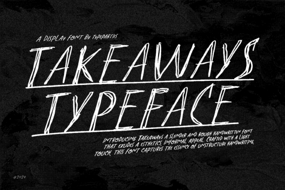 Takeaways Font: Elevate Web Design with Handwritten Style