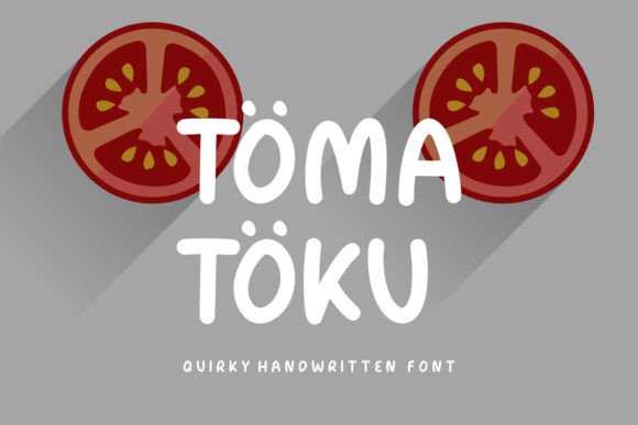 Tomatoku: A Quirky Handwritten Font for Bold Brands
