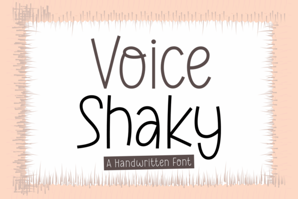 Voice Shaky Font for Web Designers